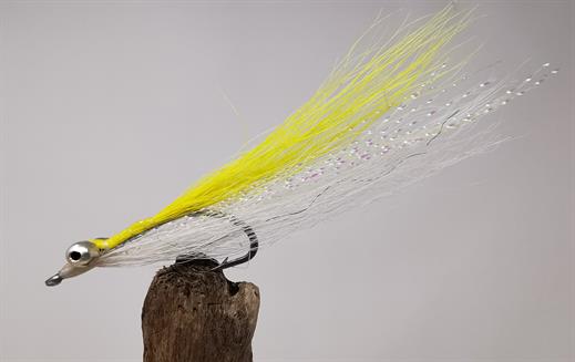 Yellow and White Clouser