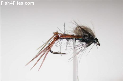 Fish4Flies CDC Hopper Black
