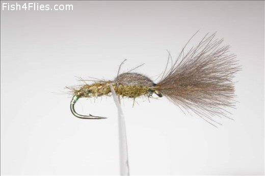 Fish4Flies Shuttlecock Olive