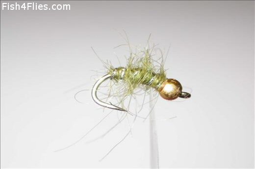 Fish4Flies GB Mini Hare's Lug Olive