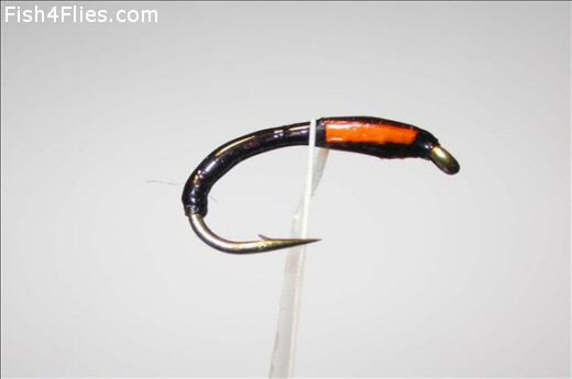 Fish4Flies Flexi Floss Black Epoxy Buzzer