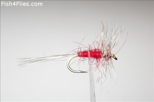 Fish4Flies Grey Hen and Red