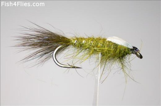 Fish4Flies GRHE Olive Weighted
