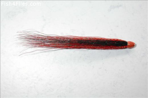 Fish4Flies Black an Orange Copper Tubes