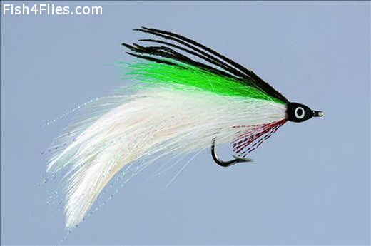 Fish4Flies Deciever Green and White