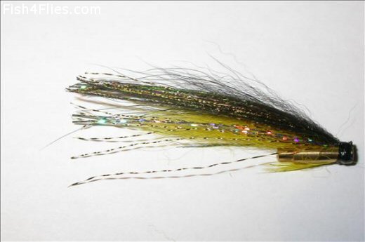 Fish4Flies Black and Yellow Loop Bottle Tube