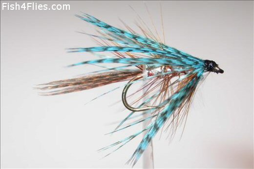 Fish4Flies Teal Blue and Silver Dabbler