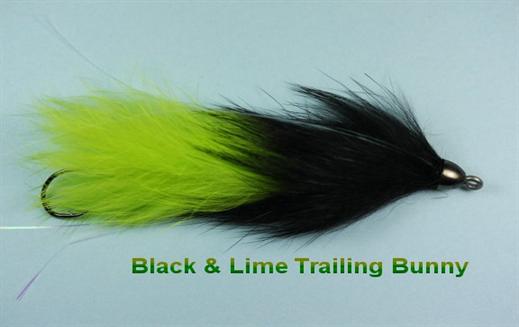 Black n Lime Trailing Bunny