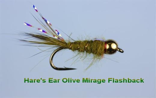 Olive Hares Ear Mirage FB Beaded Nymph