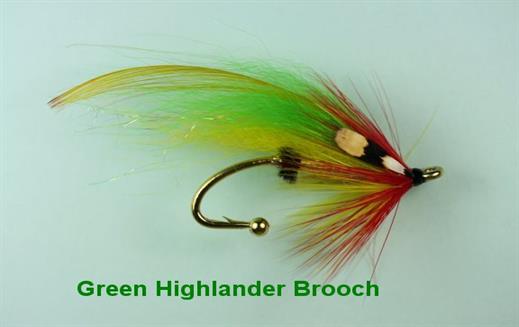 Green Highlander Brooch Pin