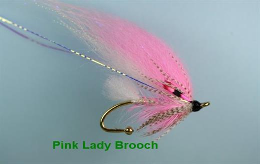Pink Lady Brooch Pin