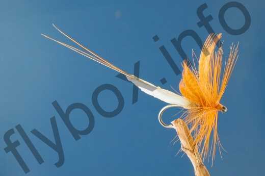 Detached Body Mayfly Orange