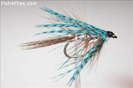 Teal Blue and Silver Dabbler