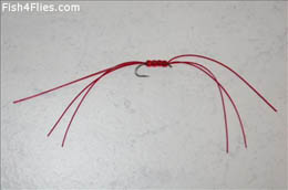 Red Quad Bead Worm
