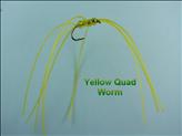 Yellow Quad Bead Worm