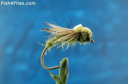 Ethafoam Sedge Emerger - Insect green