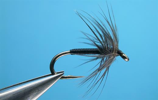 Stewart's Black Spider Fly - Fishing Flies with Fish4Flies UK