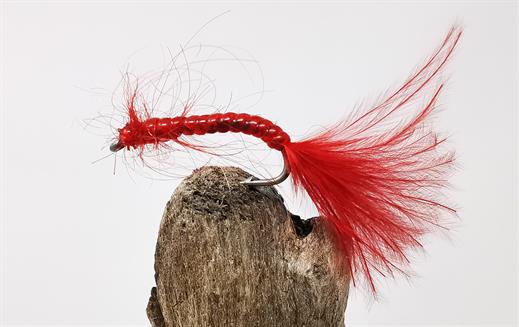 Red Bloodworm Fly - Fishing Flies with Fish4Flies Worldwide