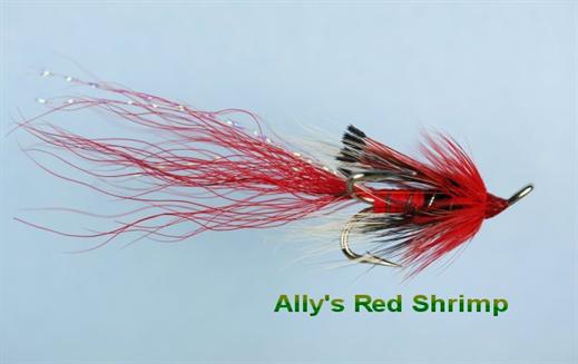 Ally's Red Shrimp Fly - Fishing Flies with Fish4Flies Worldwide