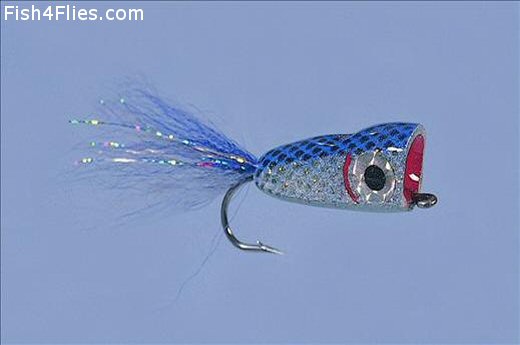 Bubble Head Blue and Silver Fly - Fishing Flies with Fish4Flies Worldwide