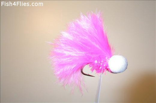 Pink Body and Pink Tail Fly - Fishing Flies with Fish4Flies Worldwide