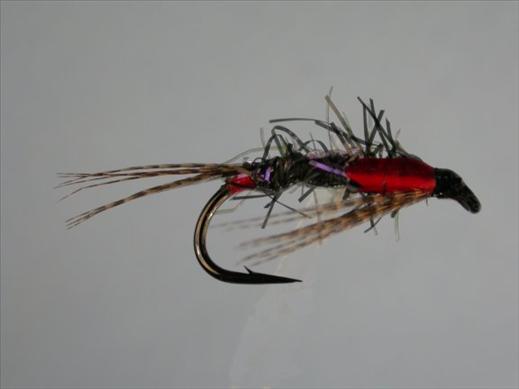 Diawl Bach UV Straggle Black and Red