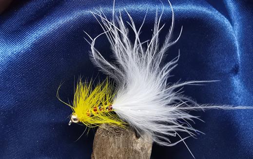 yellow dancer x 10 damsels,trout lures size 10 