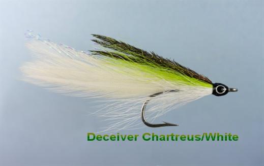 Chartreuse and White Deceiver