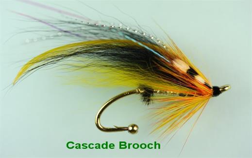 Cascade Brooch Pin Dress - Fishing Flies with Fish4Flies Worldwide