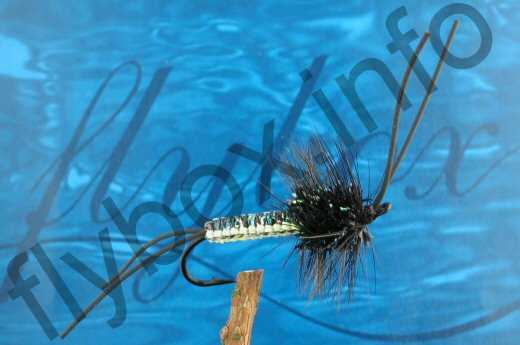 Black Woven Stonefly Fly - Fishing Flies with Fish4Flies Worldwide