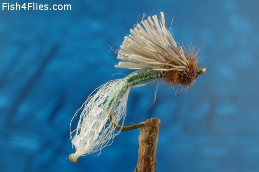 Green Bead Shuck Caddis Emerger