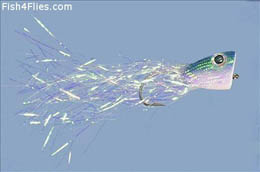 Krystal Popper Blue and White