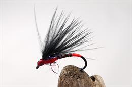 3 Halo Red Cormorant Trout Flies Fishing Flies Size 10 12 