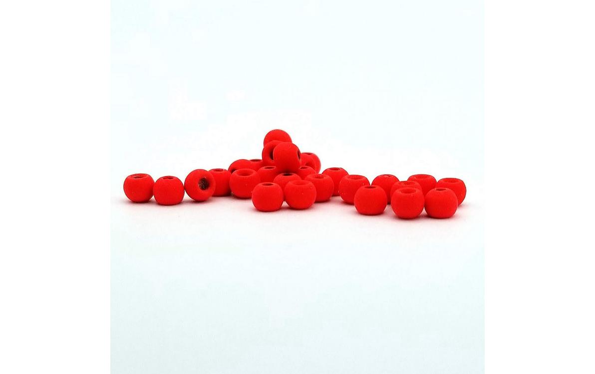 Screaming Red Round Stone