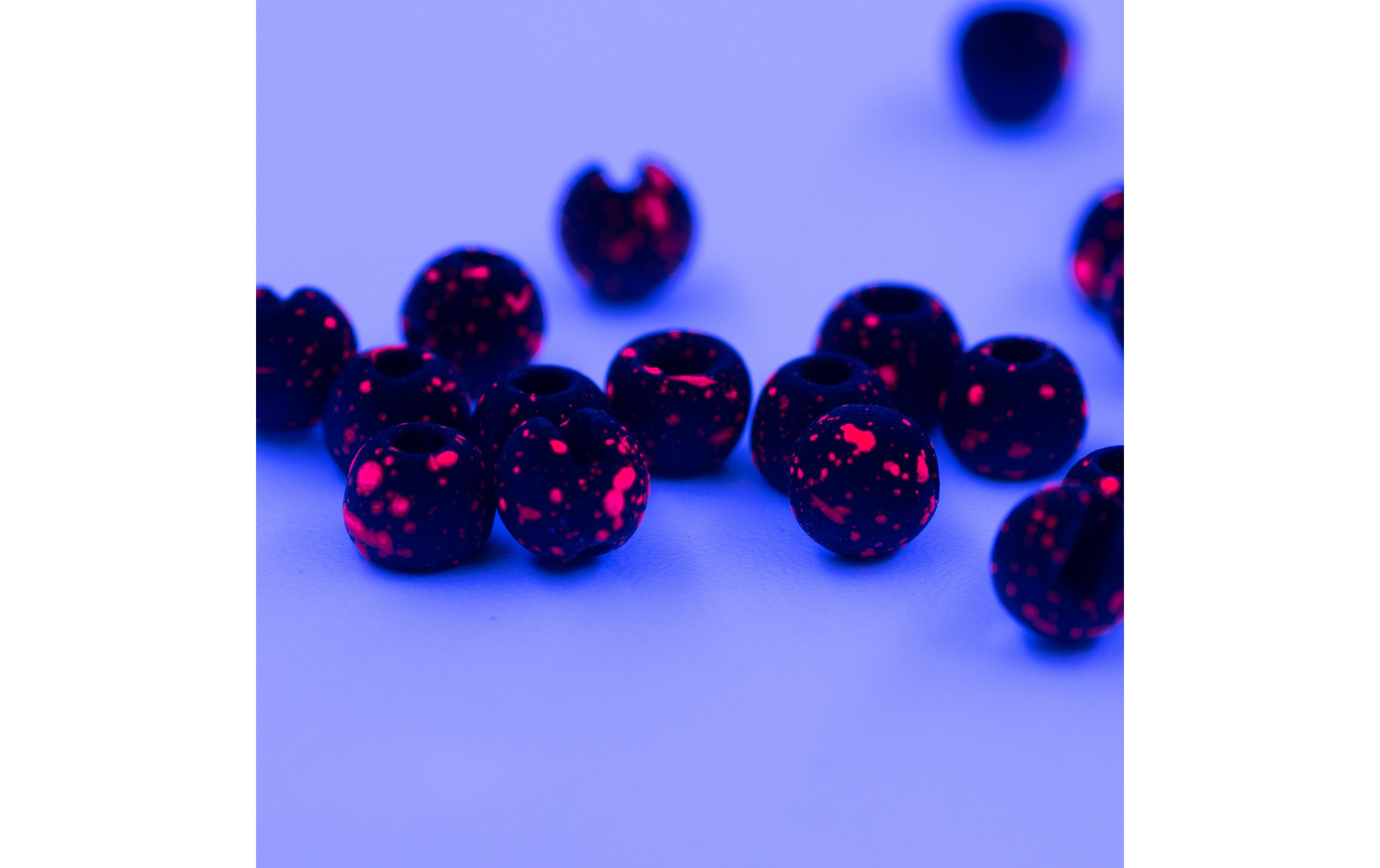 Mightnight Red Speckled Round Stone