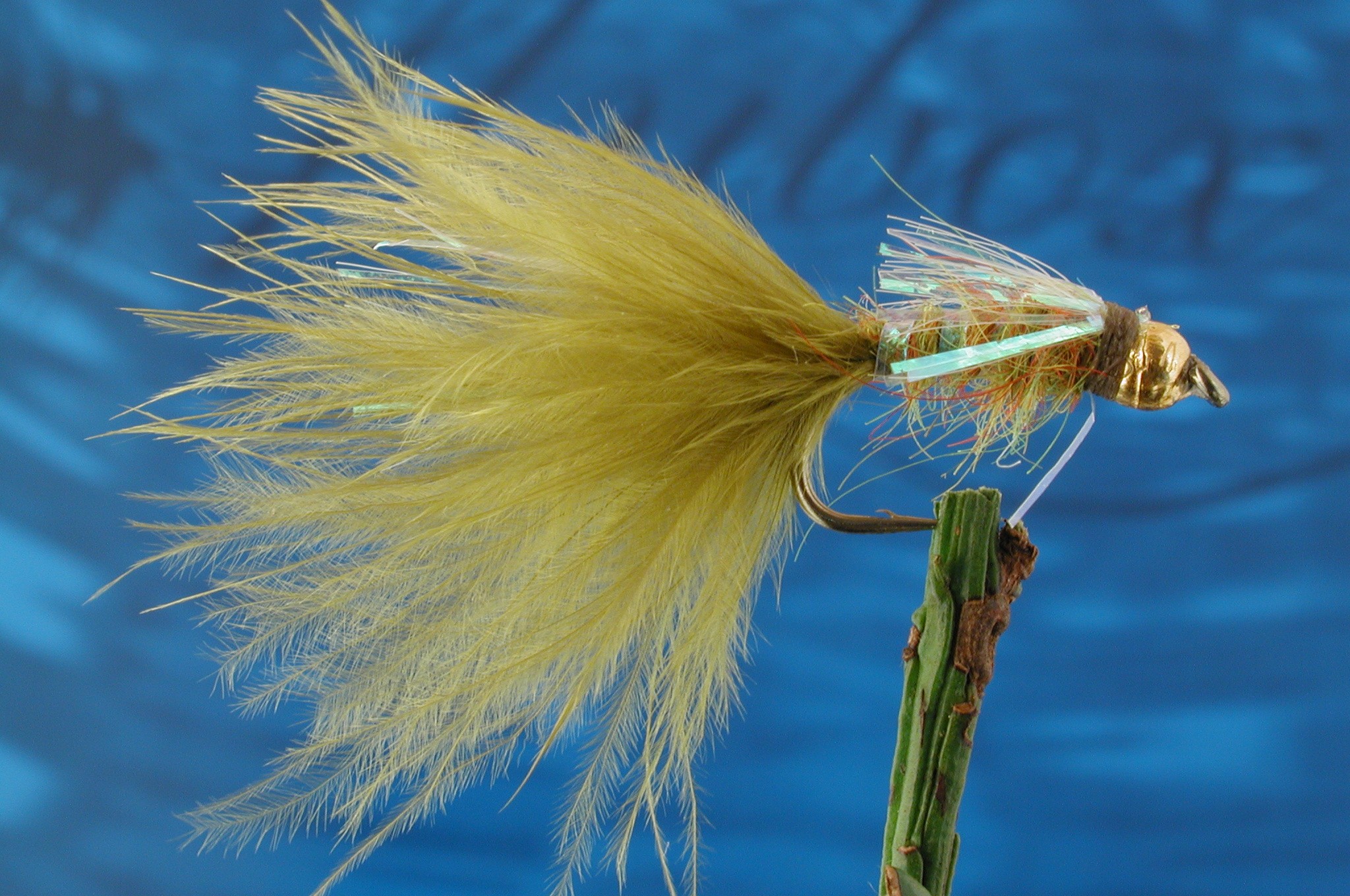 Tungsten Pearly Light Olive Damsel Nymph