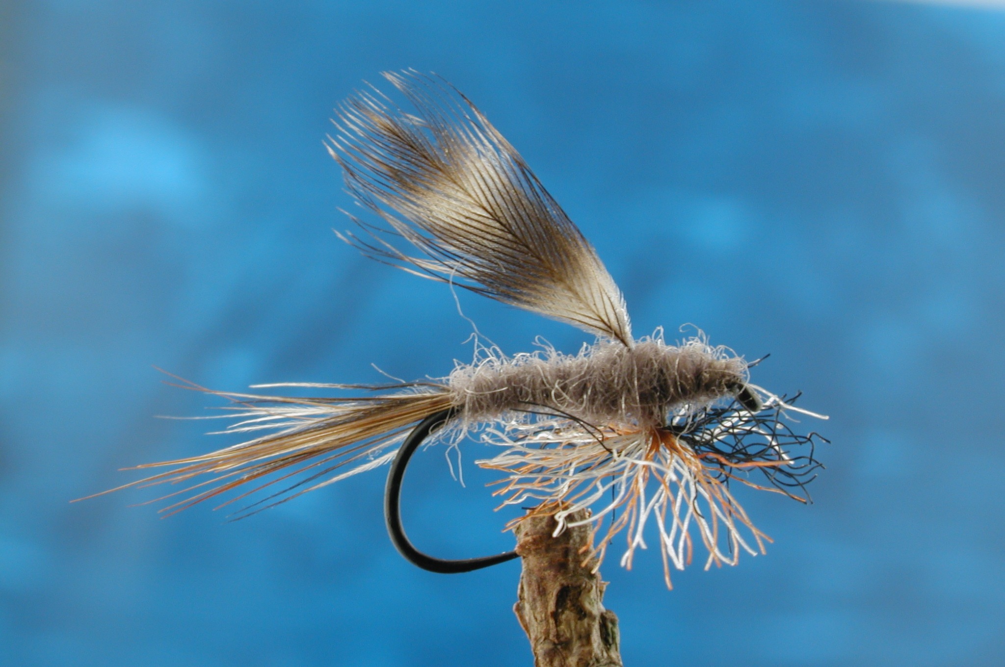 Poly Yarn Hackled Adams